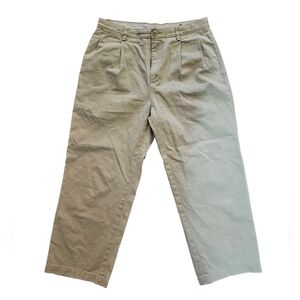 Pleated Tan / Cream Nautica Pants Trousers